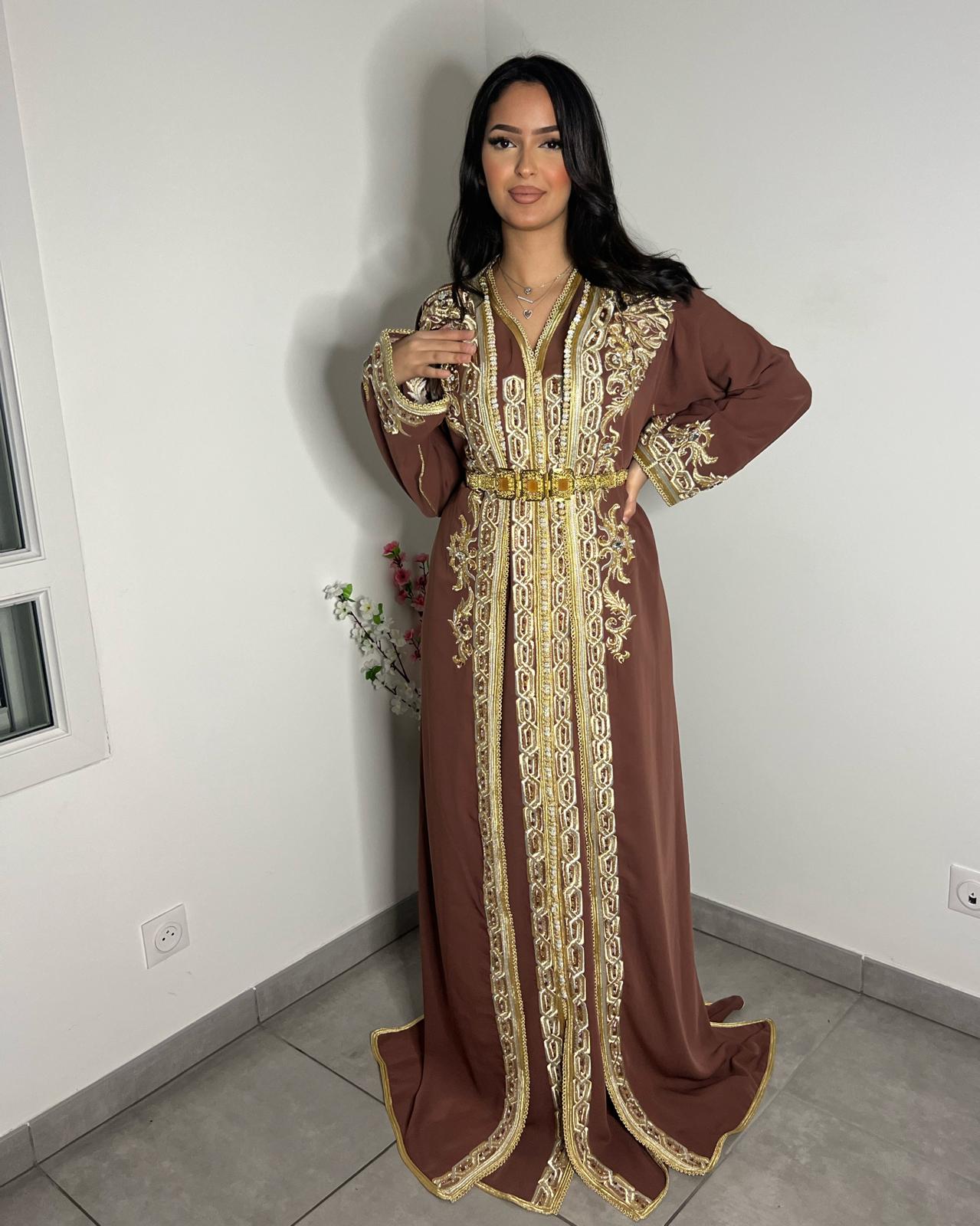 Caftan Cannelle Dorée