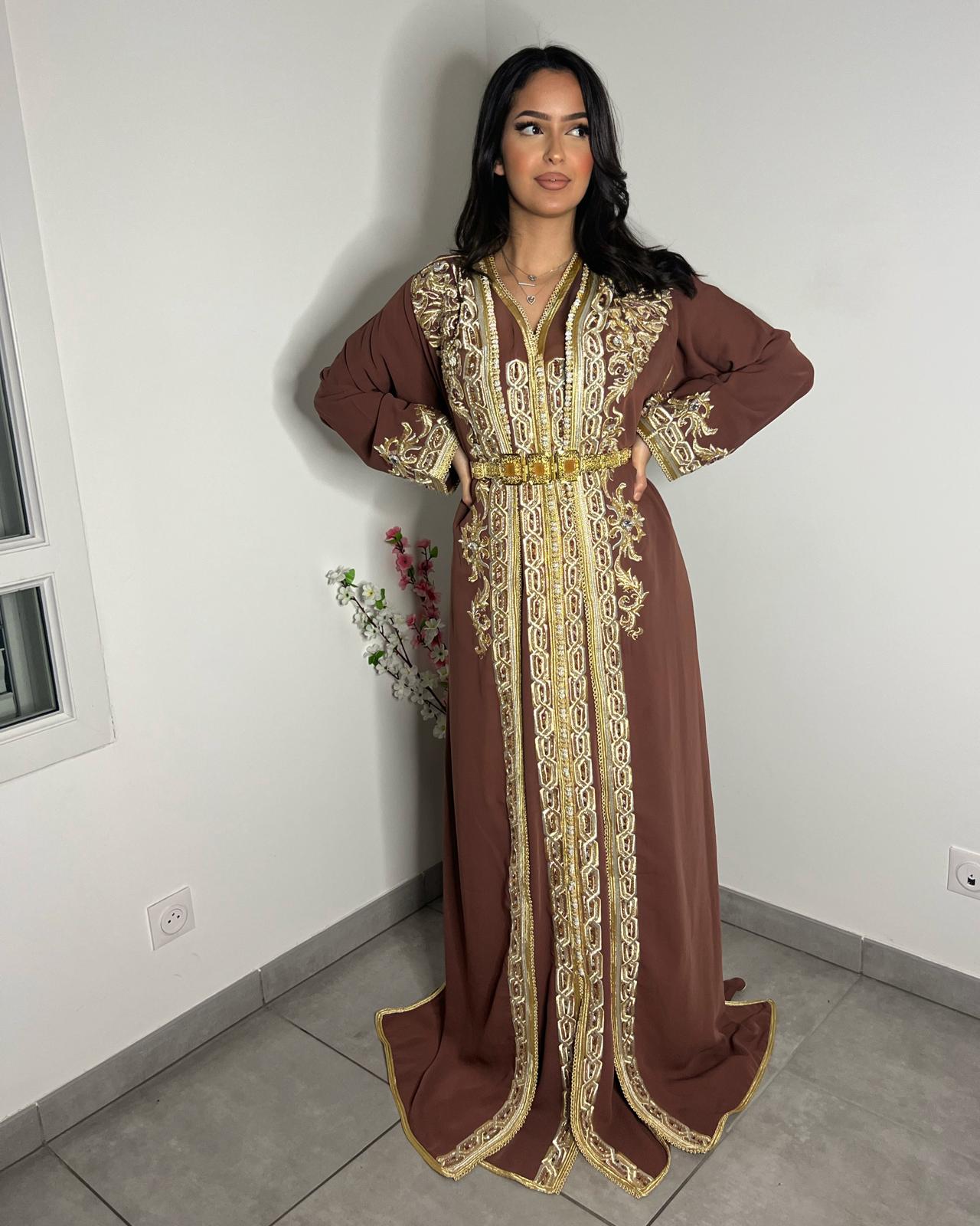 Caftan Cannelle Dorée