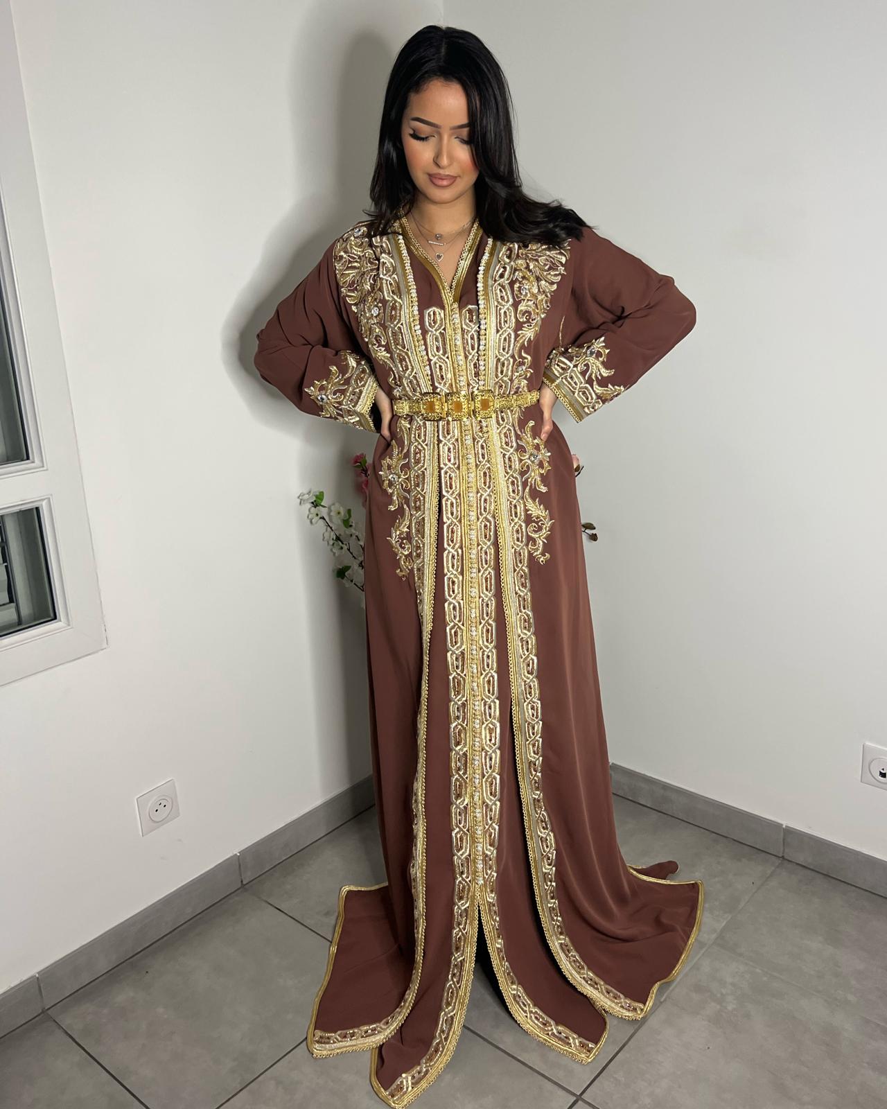 Caftan Cannelle Dorée