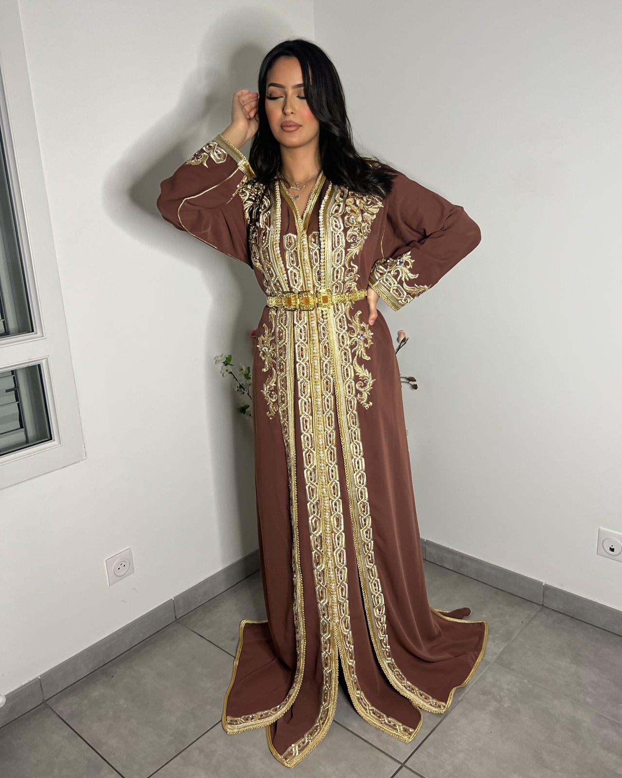 Caftan Cannelle Dorée