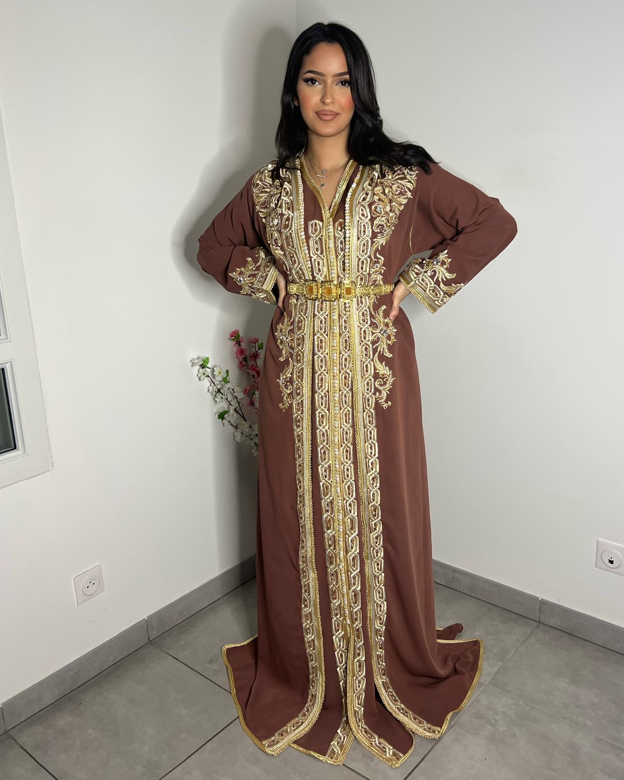Caftan Cannelle Dorée