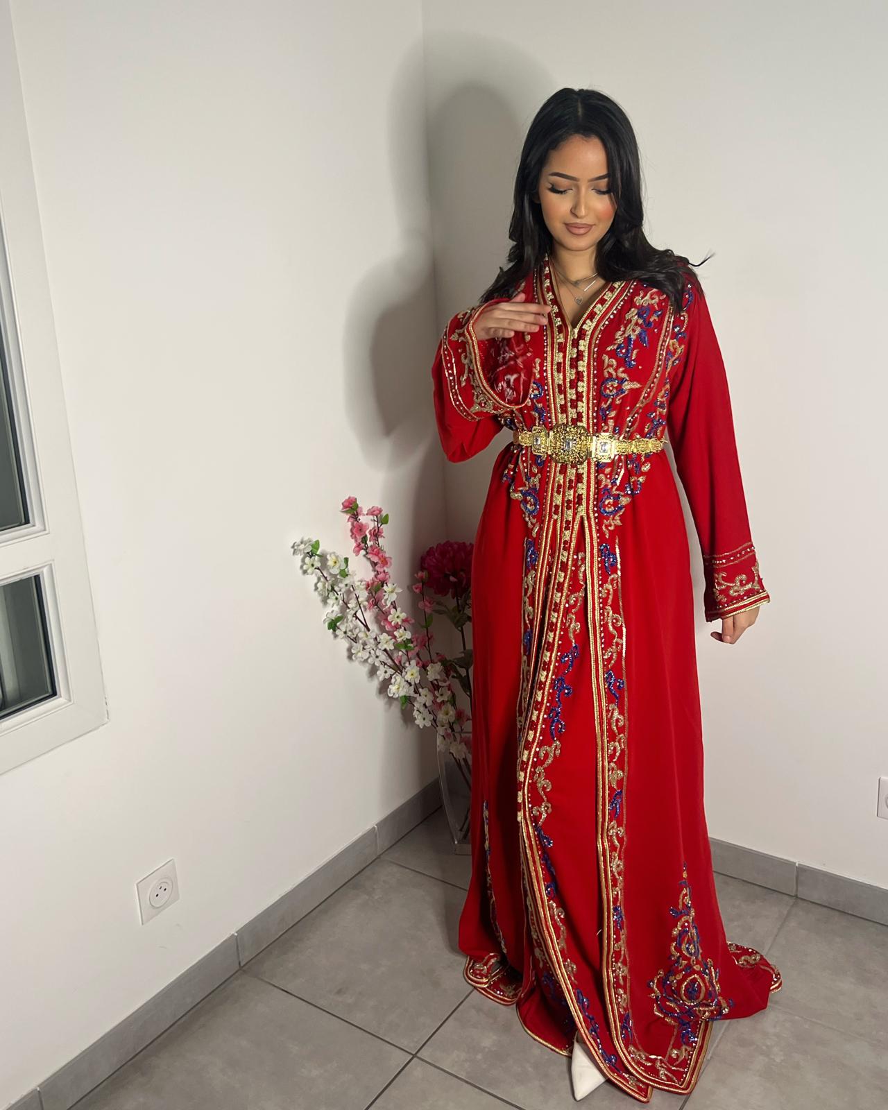 Caftan Coquelicot Royal
