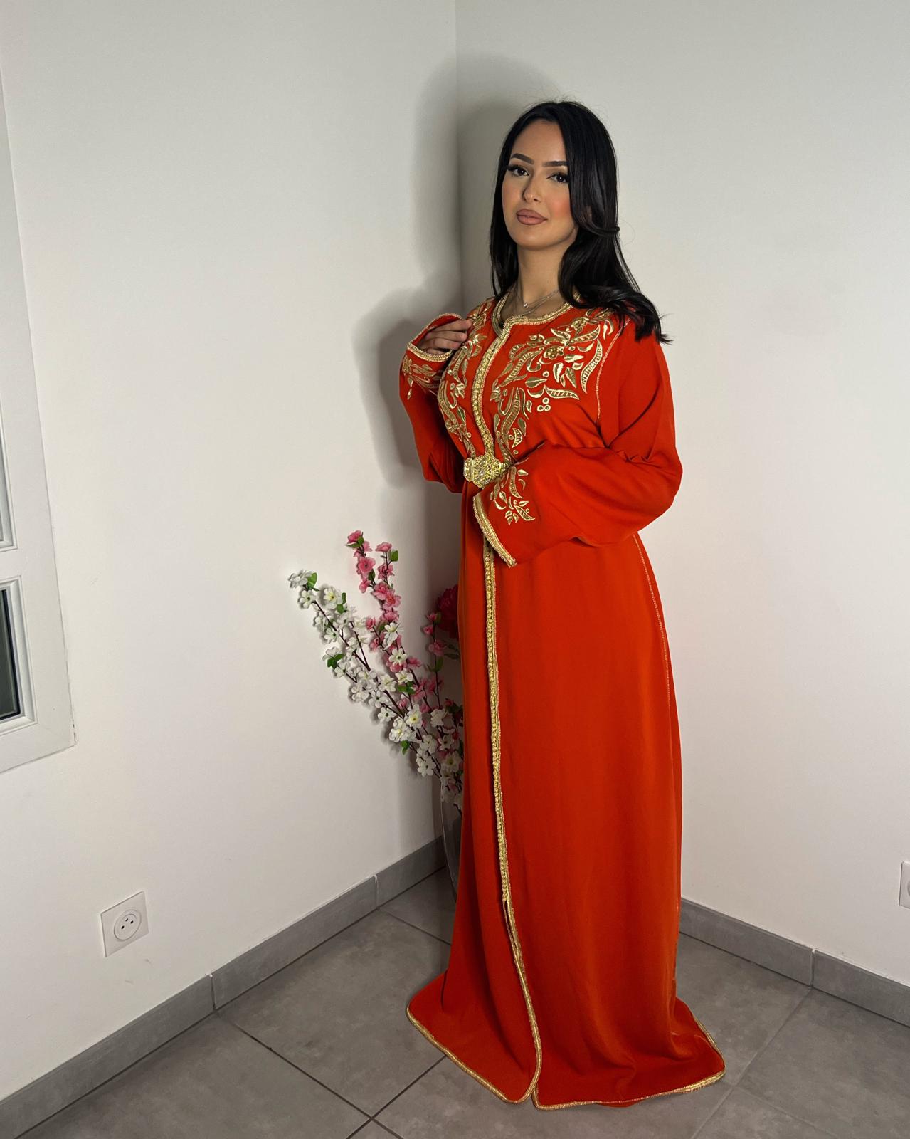 Caftan Grenade Dorée